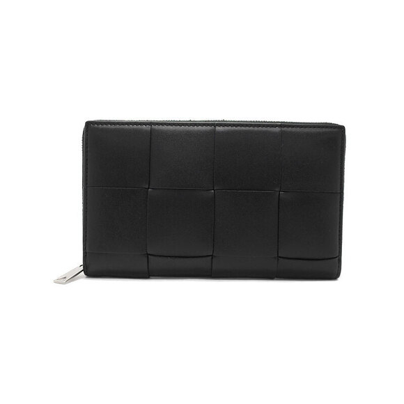 Bottega Veneta Handbags - Bottega Veneta Maxi Intrecciato Zip Around Wallet Long